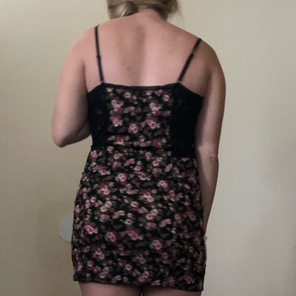 Free People Intimately Floral Black Lace Dress - Picture 3 of 8